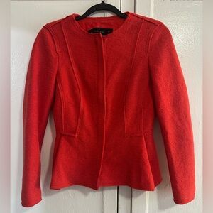 Zara Basic Red Women's Blazer